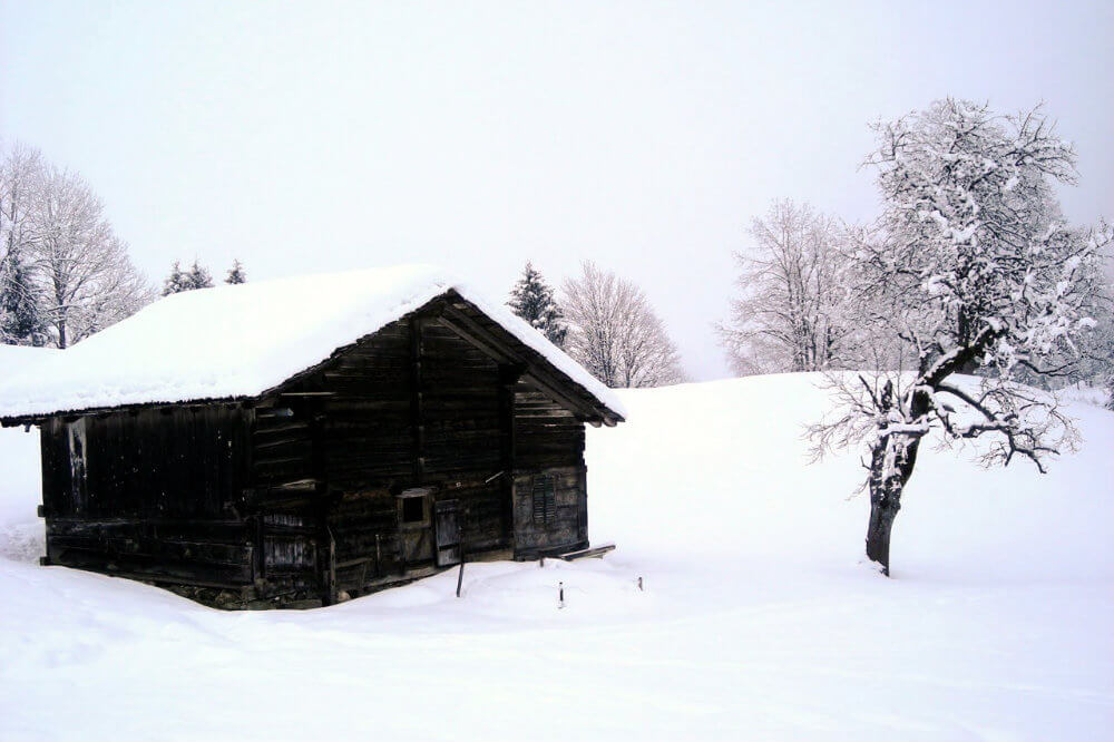 A remote hut found along the Eiger Run