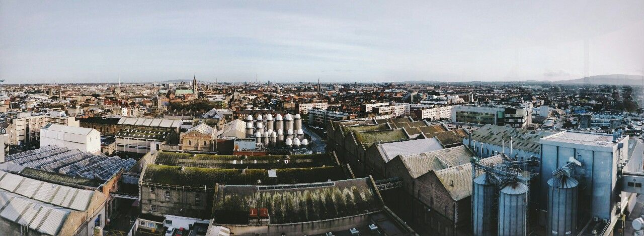 The view from the Gravity Bar at the Guinness Storehouse, Dublin