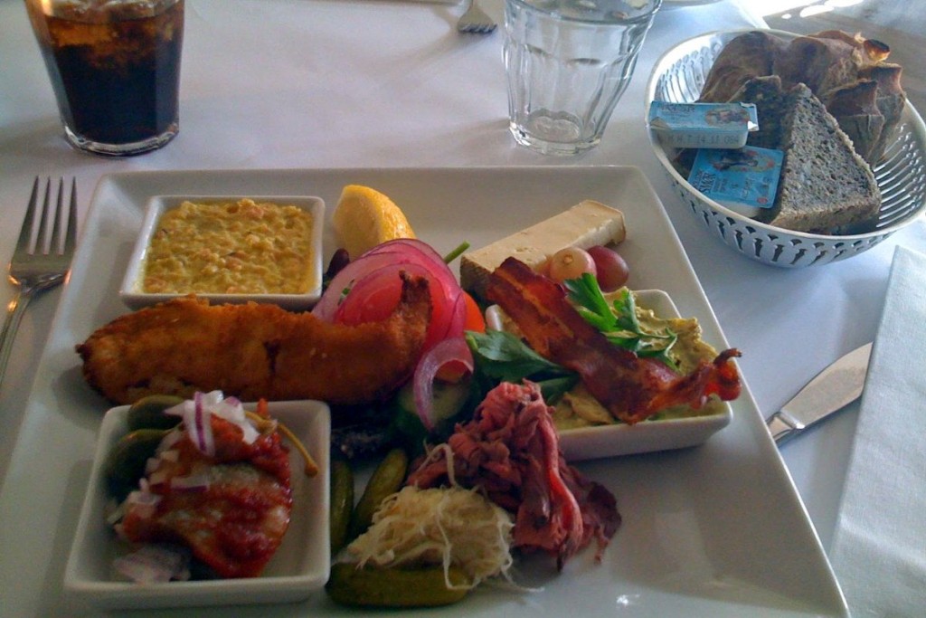 A Danish Lunch plate