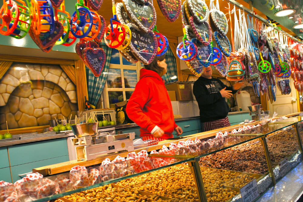 Candied Nut Stalls are a ubiquitous part of any Christmas market