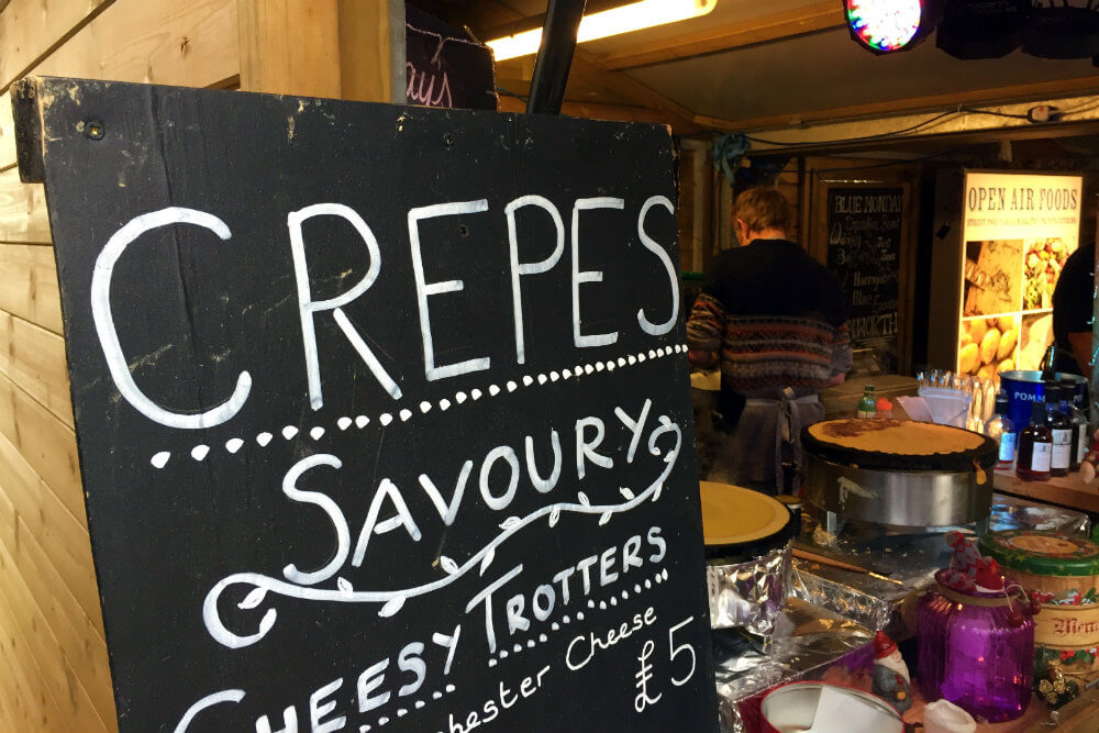 Freshly made Crepes for sale