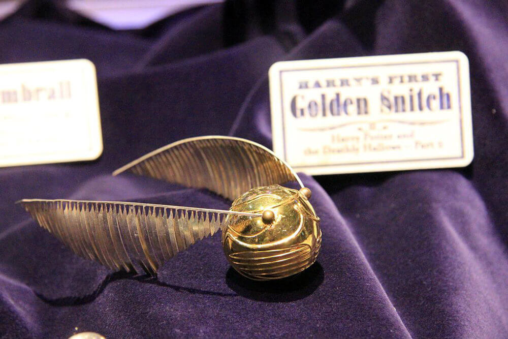 Golden Snitch at Harry Potter Studios
