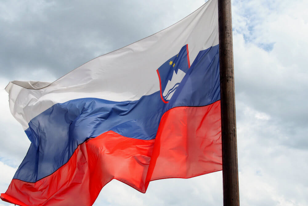 The Flag of Slovenia bears a shield depicting the image of Mount Triglav.