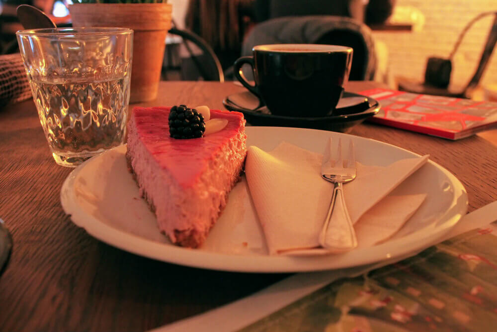 As well as artisan coffee, Skøg serves lots of tasty cakes