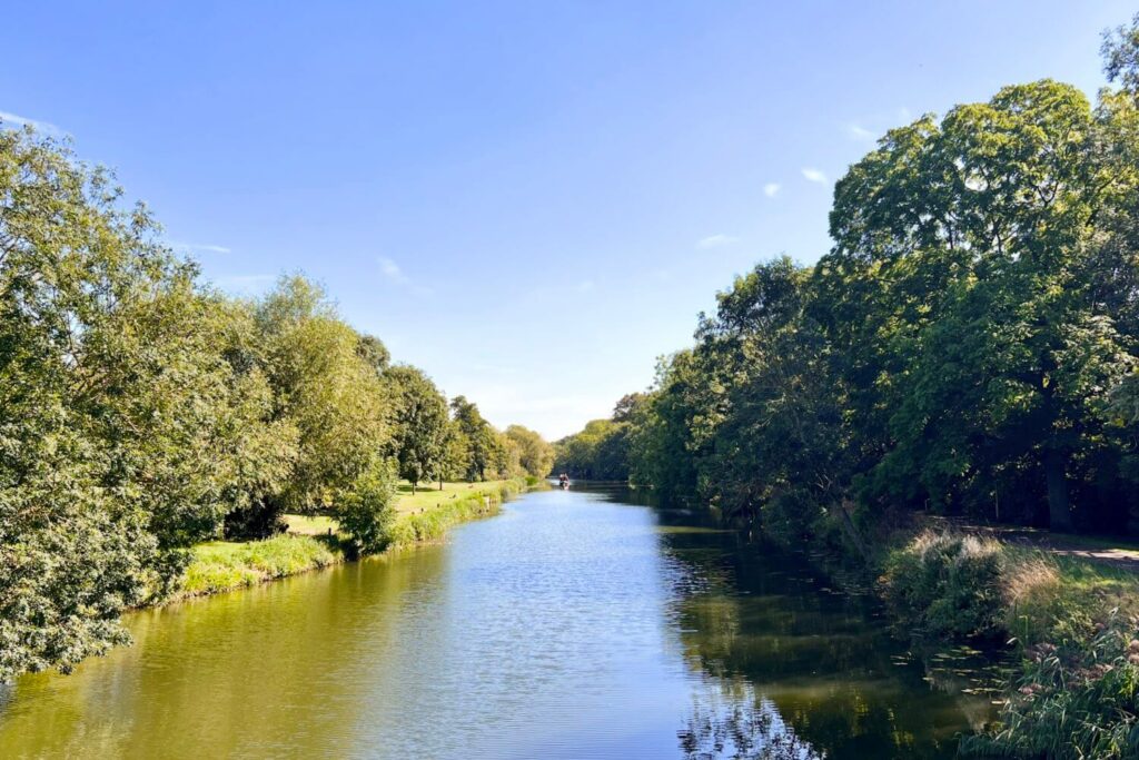 Bedford’s surrounding waterways are lovely and best seen by boat