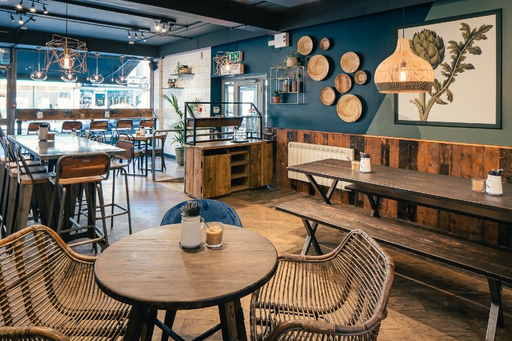 Hermitage Rd Coffee & Bagel Bar has a sumptuous interior