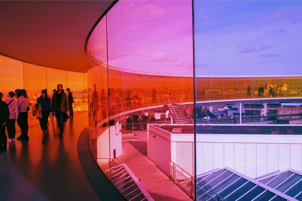The Rainbow Panorama is an Instagram hotspot and something you must do when you visit Aarhus