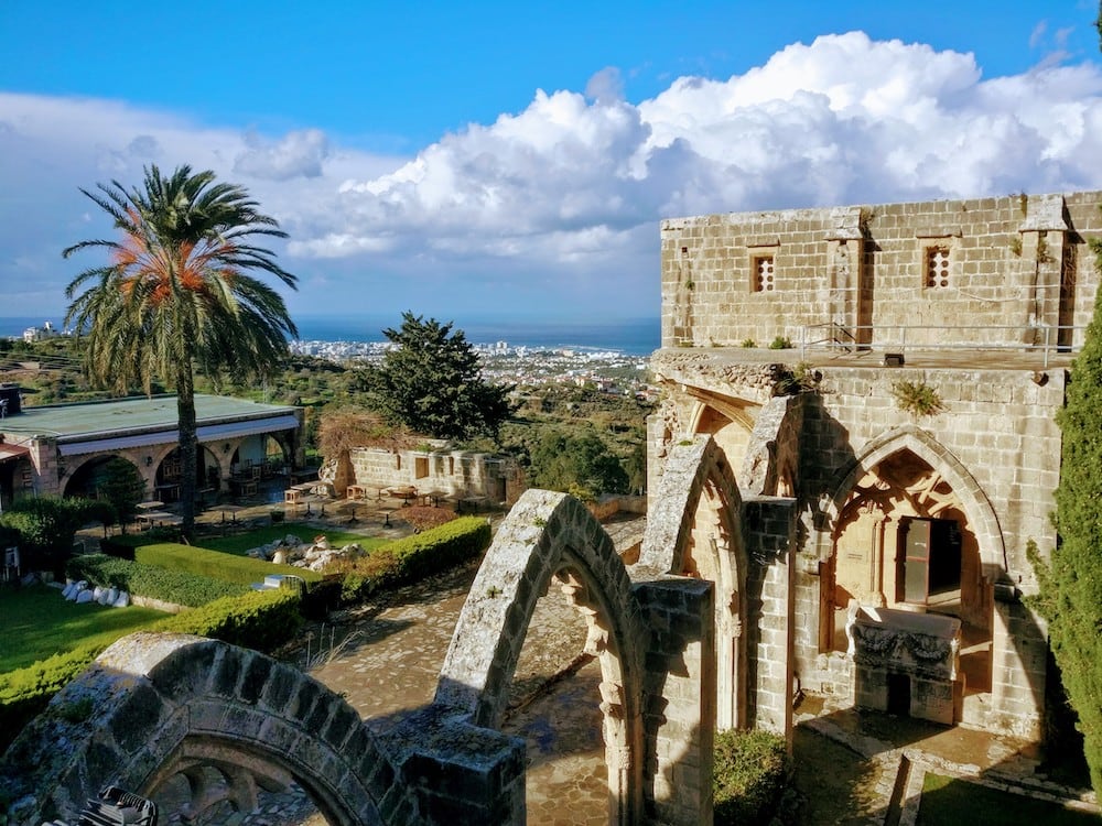The ruins of Bellapais Abbey, near Kyrenia
