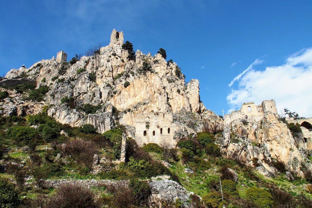 The first view of St Hilarion Castle is stunning
