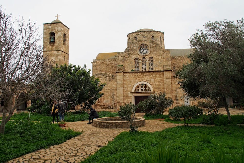 The exterior of Saint Barnabas Monastery