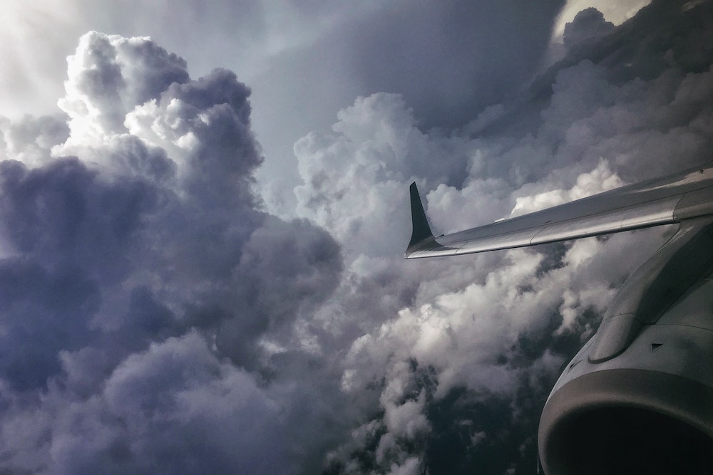 Bad weather can cause turbulence from time to time. Don't worry, it's completely normal.