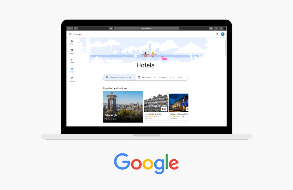 Google Hotels - Travel Booking Tool
