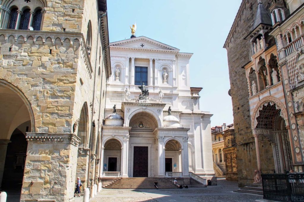 Bergamo's signature historic buildings are conveniently clustered together