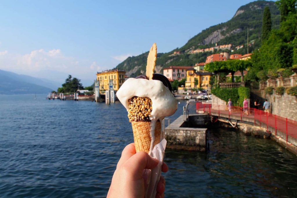 Varenna is small and scenic and a great spot for an ice cream