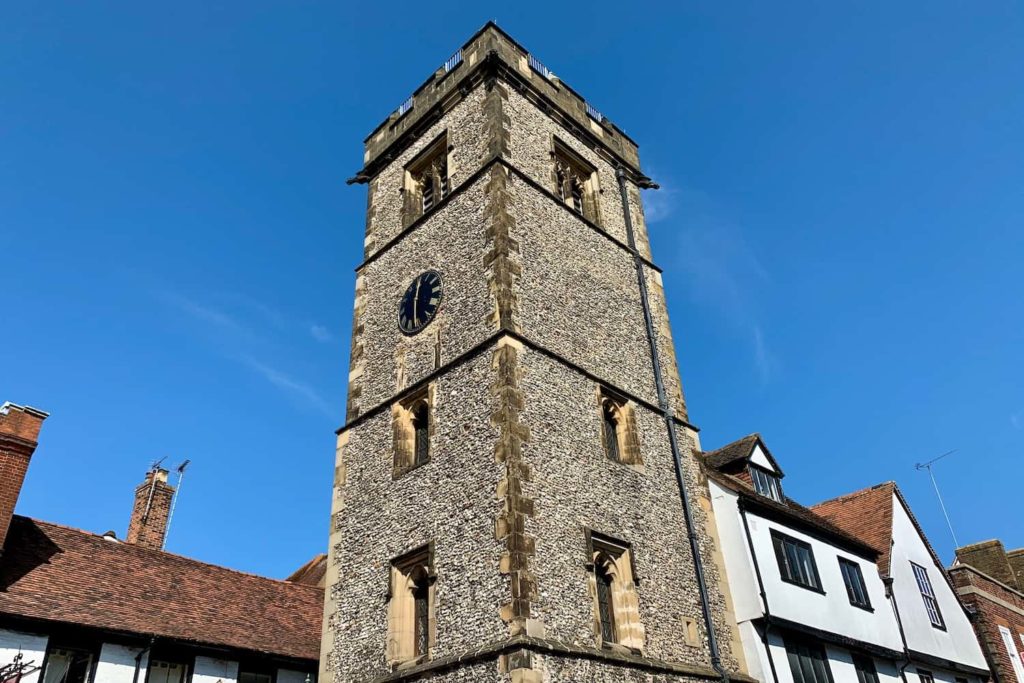 Entrance to the top of the Clock Tower is just £2 per person.