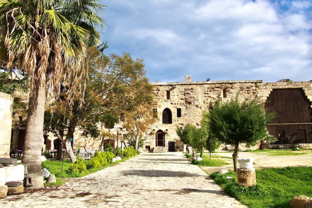 Inside the grounds of the 16th century Kyrenia Castle, in Kyrenia/Girne, North Cyprus
