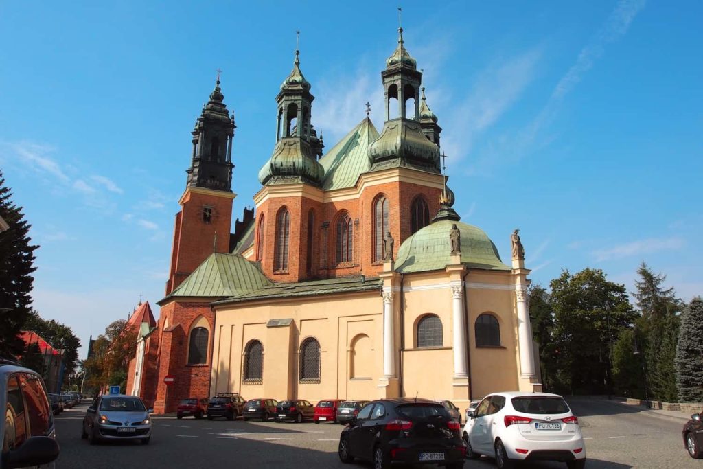 The rear of Poznań Cathedral