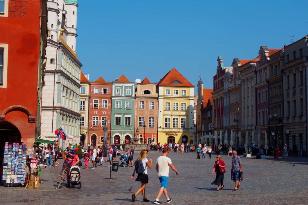 Since Poznań is still relatively unknown, even the central square isn't too busy