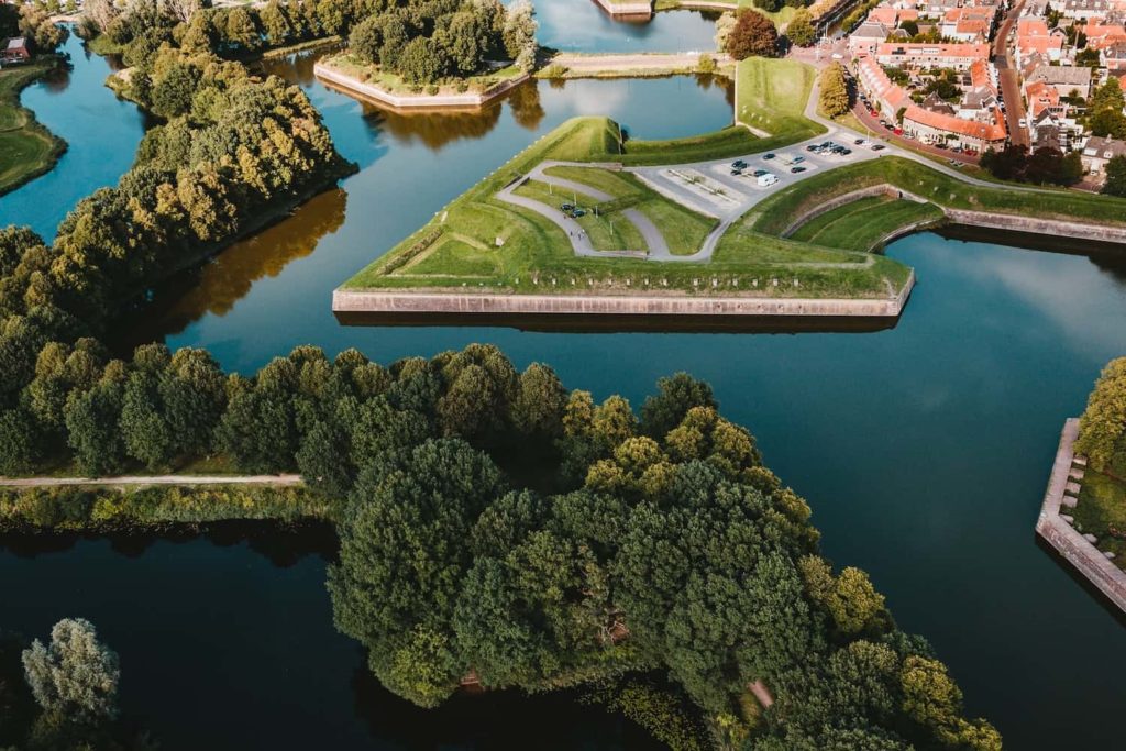 Naarden is a stunning star-shaped fortress city