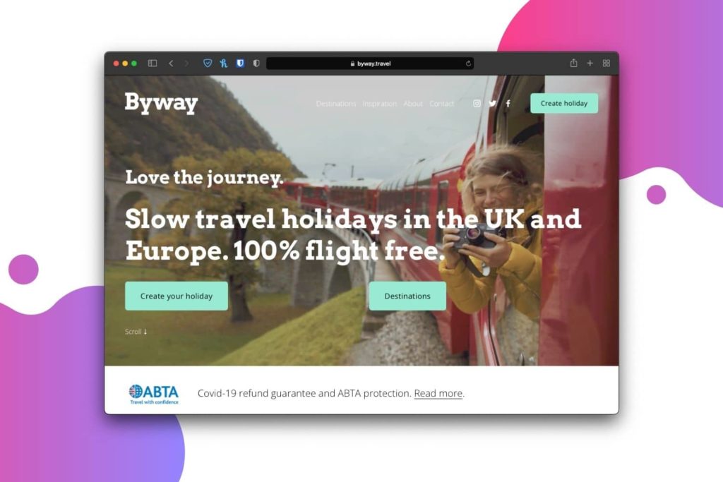 Byway Travel offers a series of slow travel tours in the UK and Europe