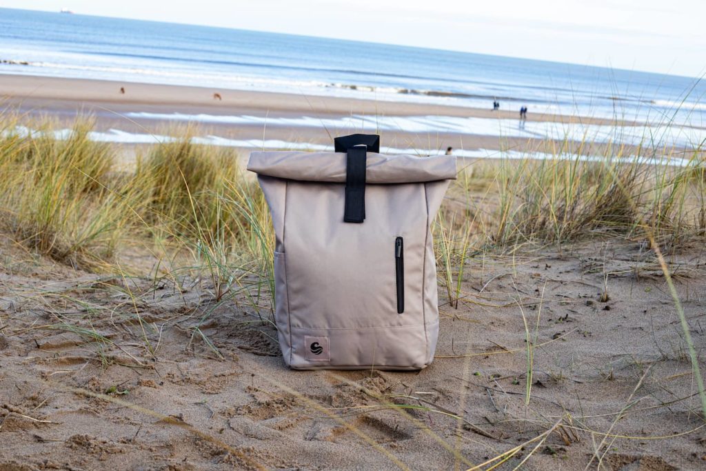 What better way to carry your eco-friendly travel products than in an eco-friendly bag