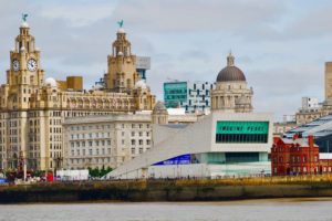 The magnificent skyline of Liverpool