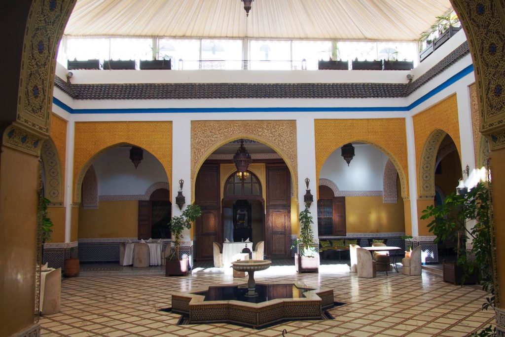 Our first taste of Moroccan hospitality, Palais Didi in Meknes
