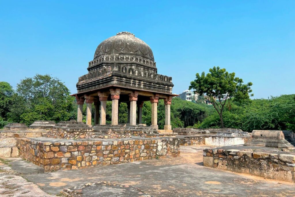 One of around 100 ancient monuments in Mehrauli Archaeological Park, Delhi