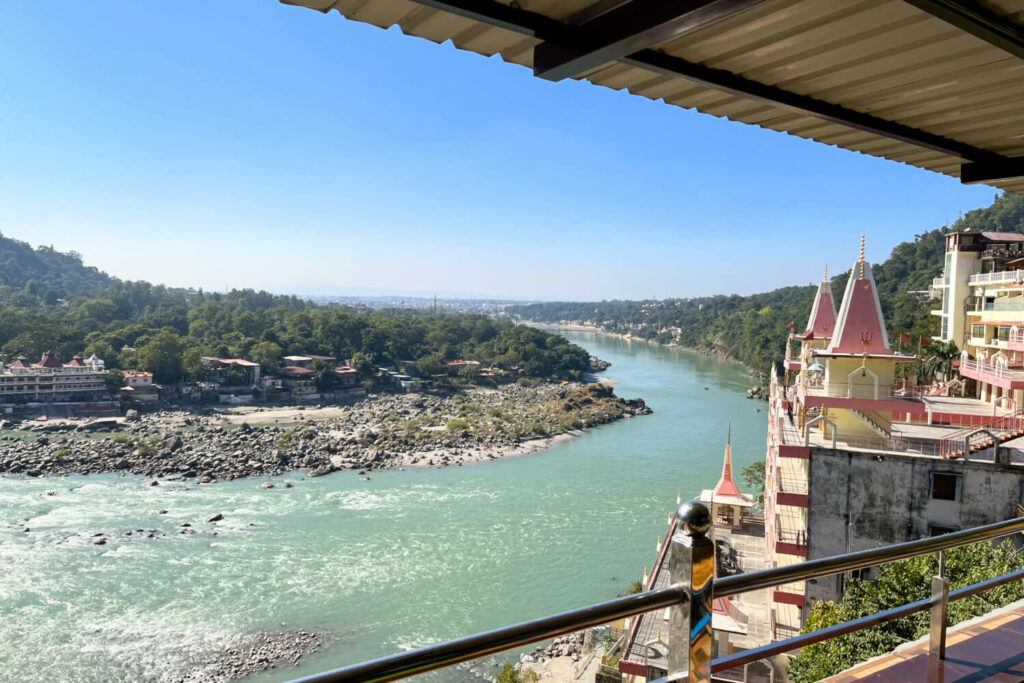 Views of the River Ganges in Rishikesh, India